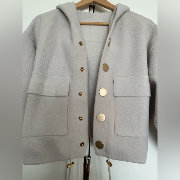 Knit Cardigan Jacket with Snap Buttons - from Korea - Size Small - Picture 2 of 5